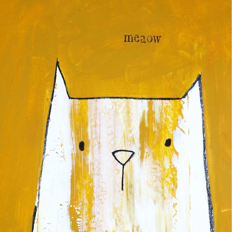Drawing, small colorfull artwork by The Catman