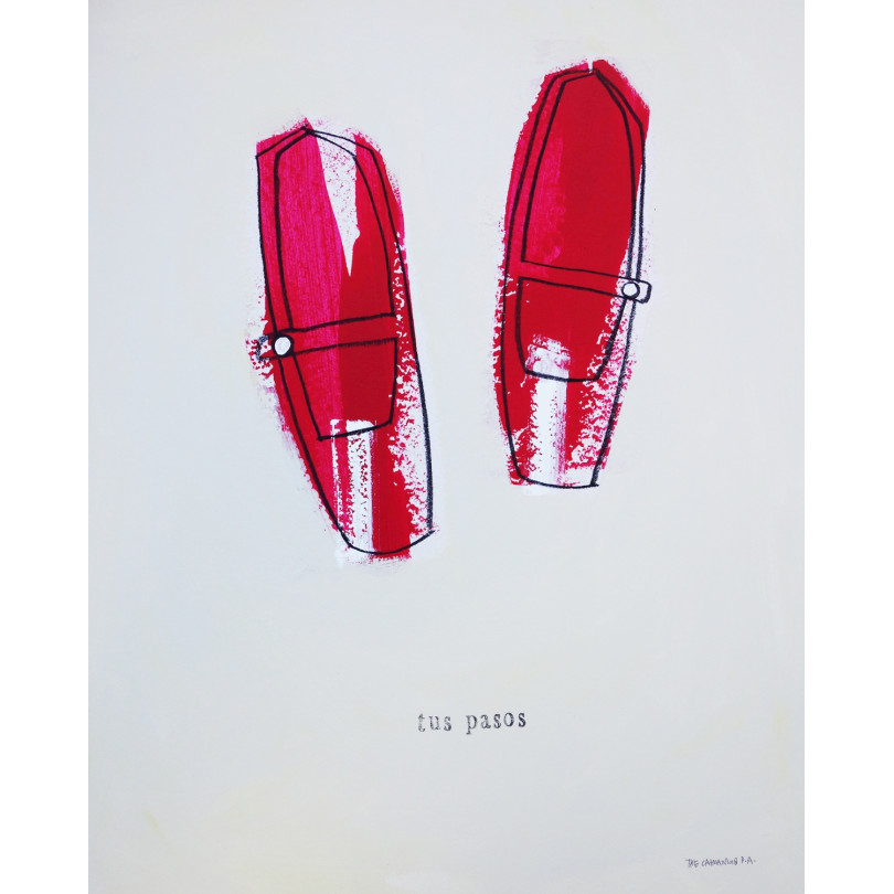 TUS PASOS, drawing by The Catman