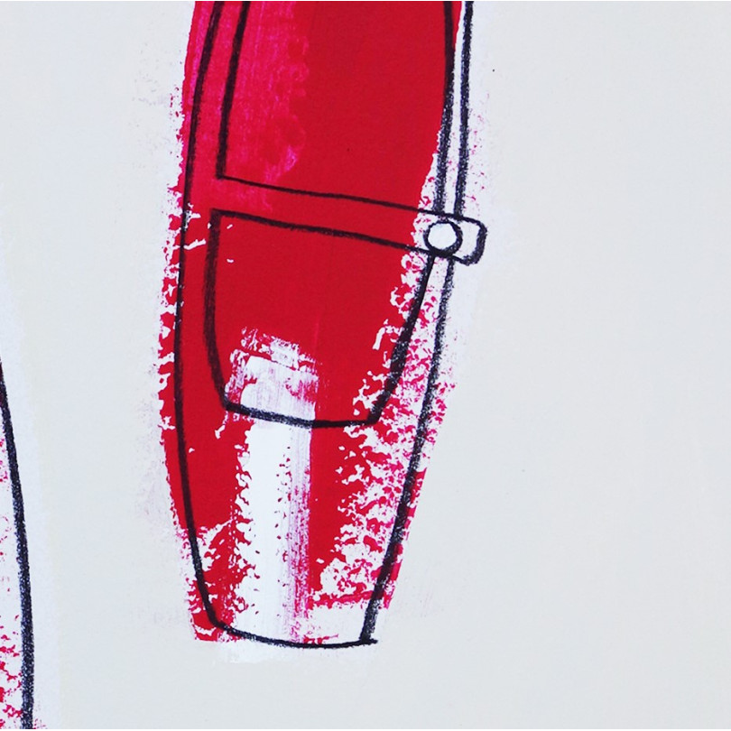 TUS PASOS, drawing by The Catman