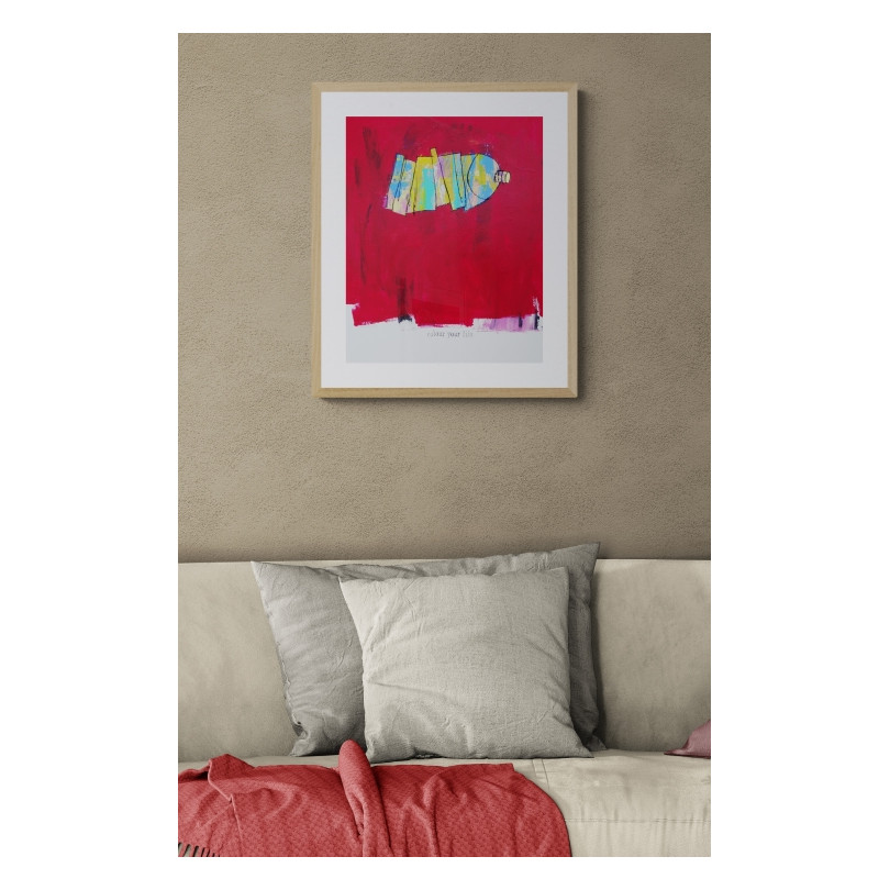 COLOUR YOUR LIFE original colourfull artwork on paper by The Catman