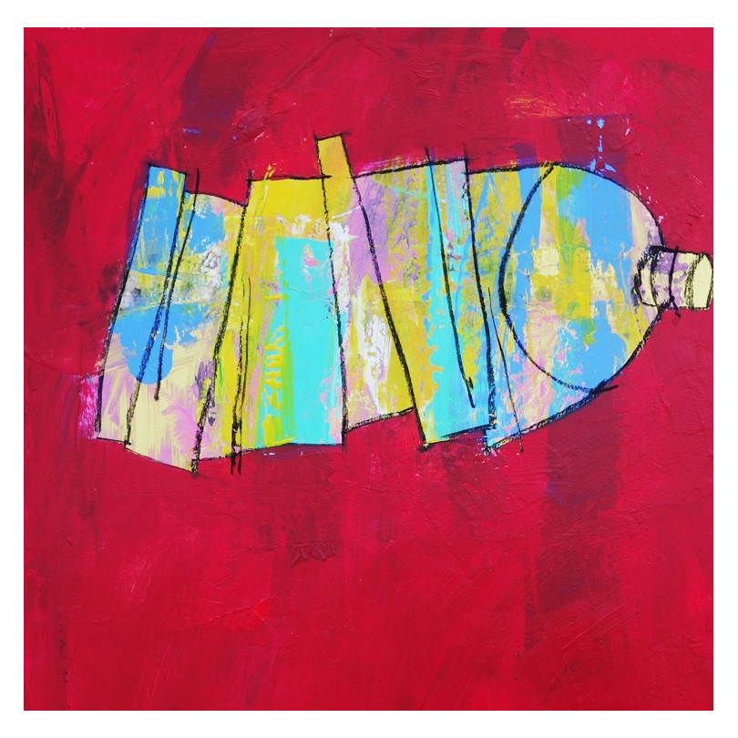 COLOUR YOUR LIFE original colourfull artwork on paper by The Catman