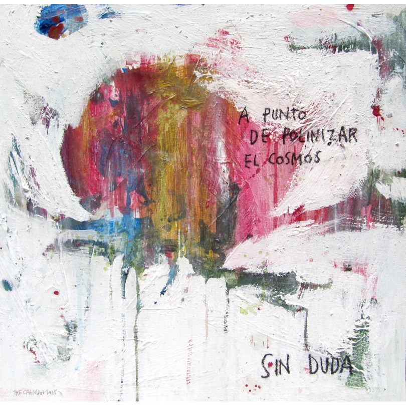 SIN DUDA small floral painting by The Catman