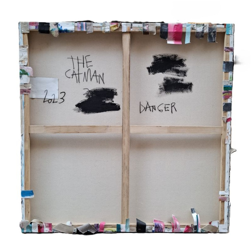 DANGER/ BIBLIOTECA tableau illusion de The Catman