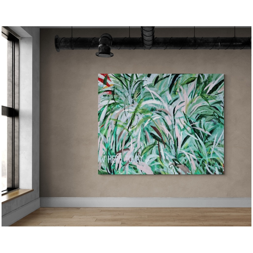 NOW HERE TODAY large format artwork by de the Catman