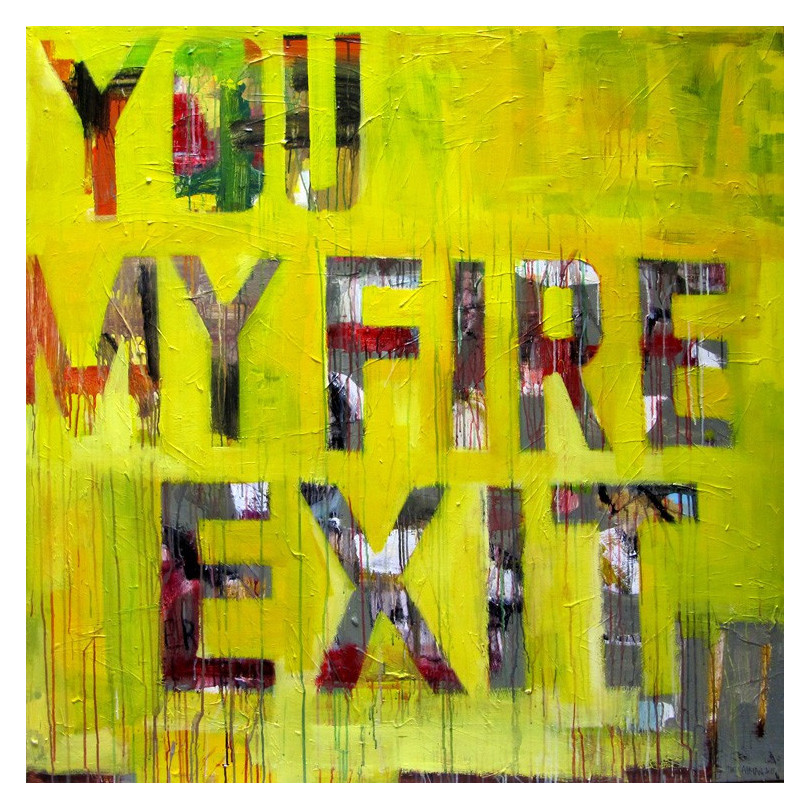 FIRE EXIT painting by The Catman