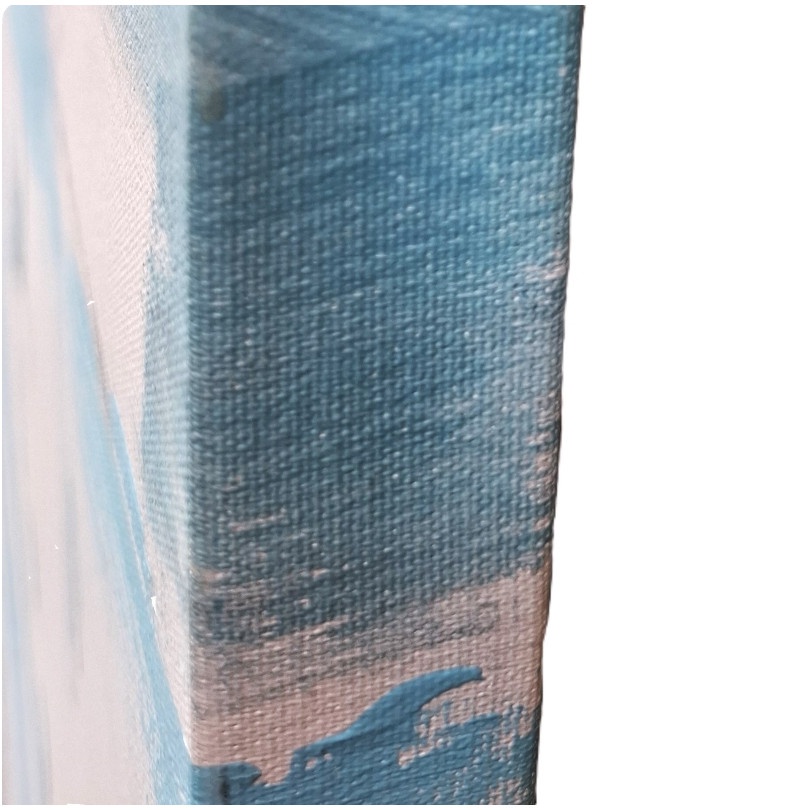 FRENCH BAND obra abtracta de grande formato pintada por The Catman
