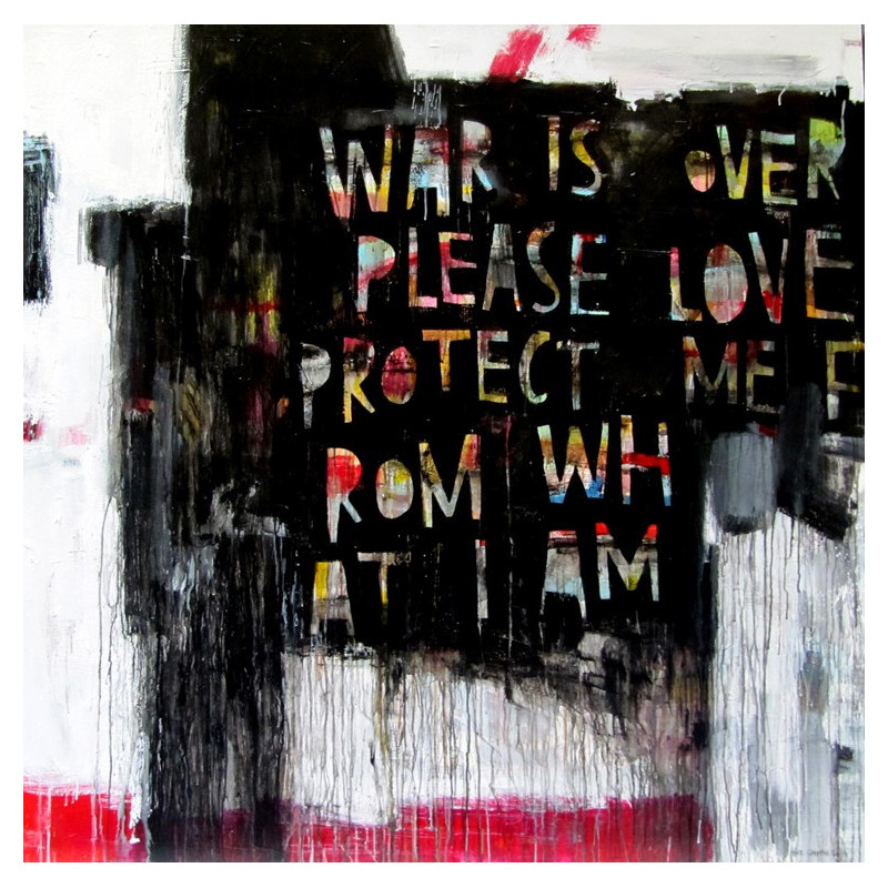 WAR IS OVER painting by the Catman