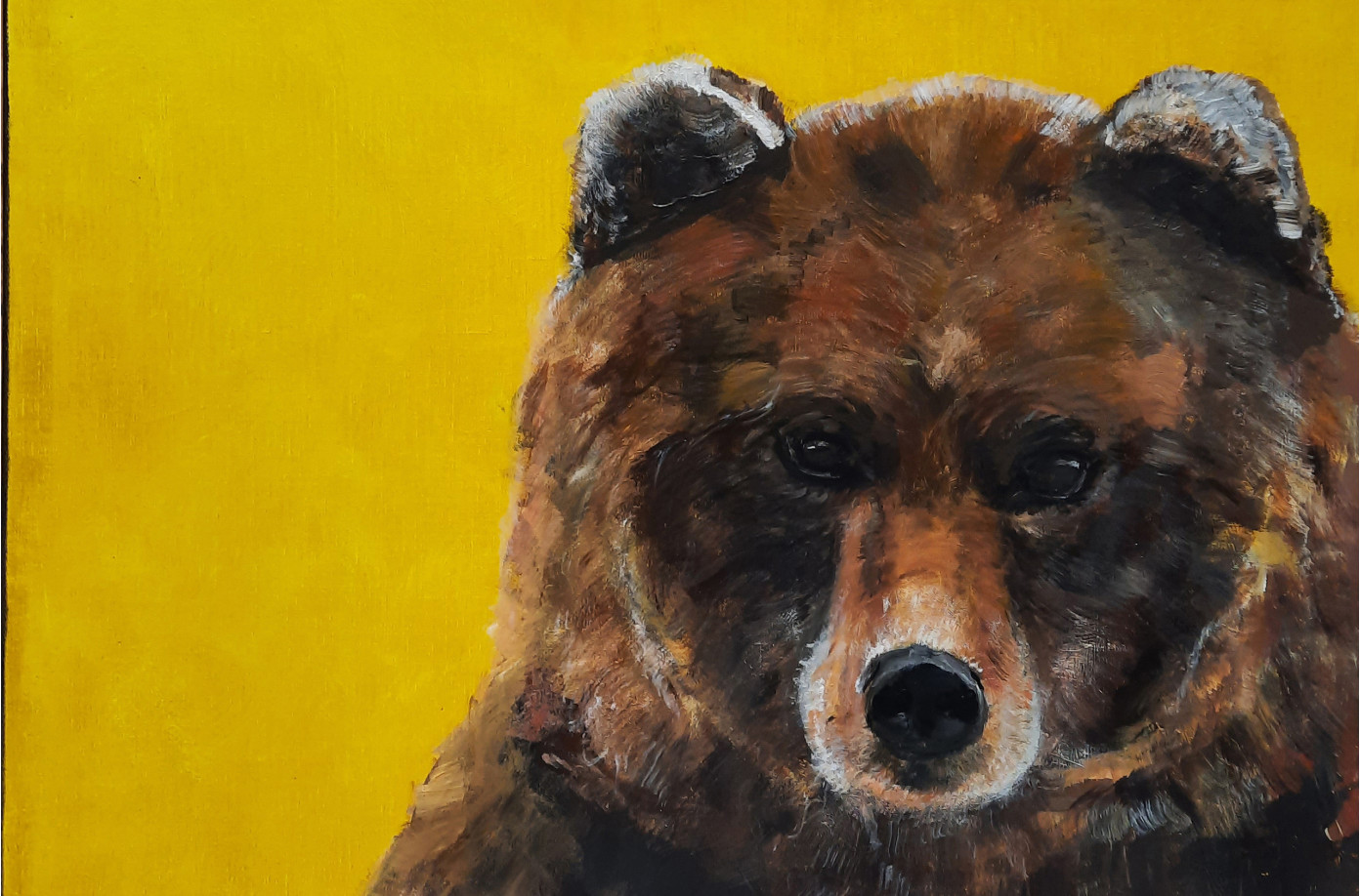 Animal paintings on canvas by Marike Koot. Colourful artworks